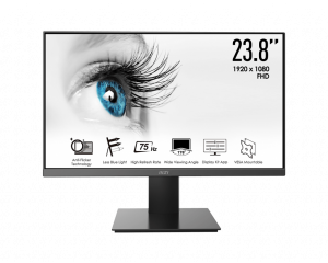 MSI PRO MP242C-75Hz, IPS, Flat Business Productivity Monitor